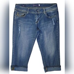 Vigoss Women's/Junior's Capri Blue Jeans Juniors 7